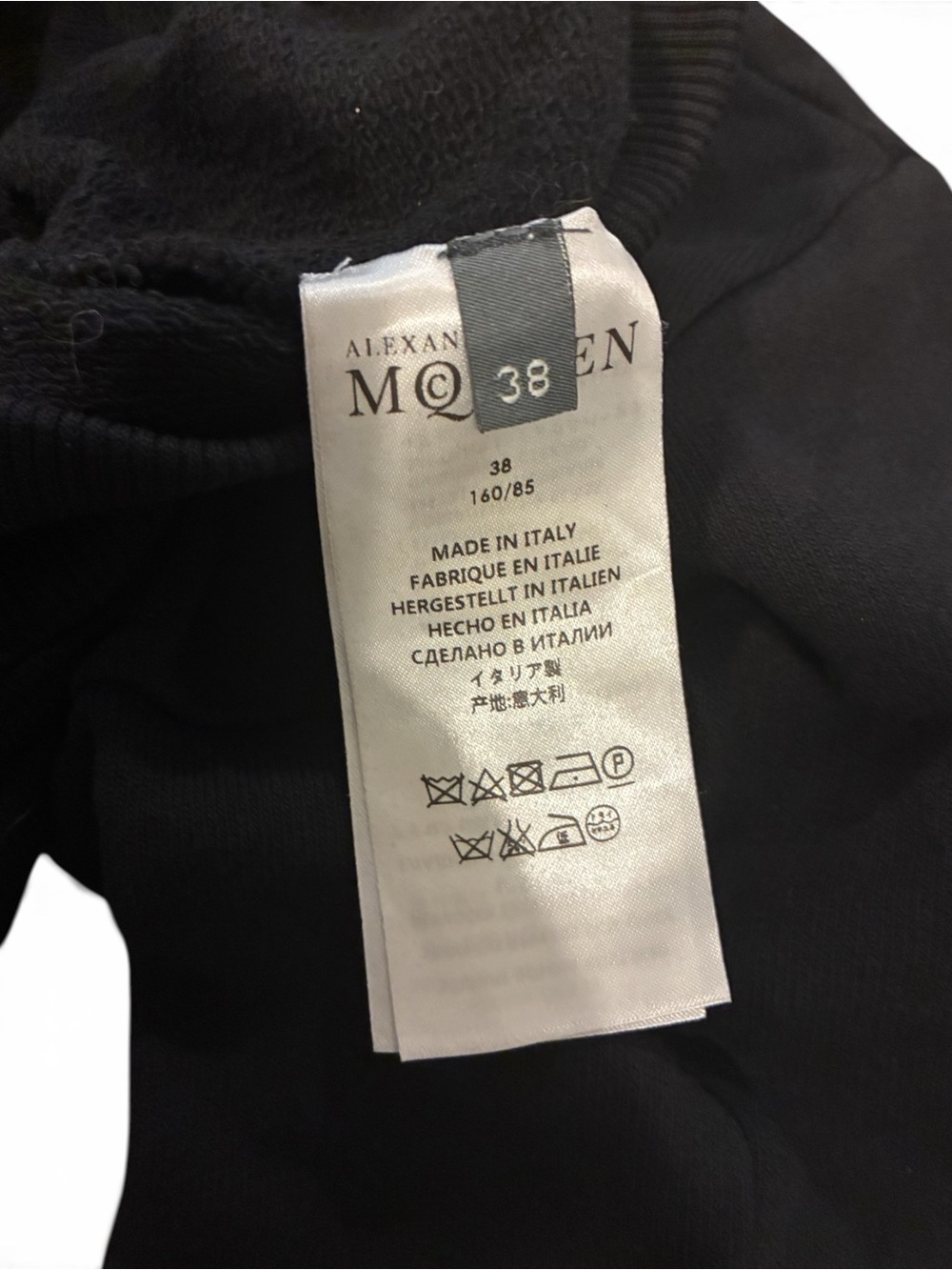 Alexander McQueen 426536 QGZ25 Embellished Floral Chain Sweatshirt IT 38 - Picture 5 of 7